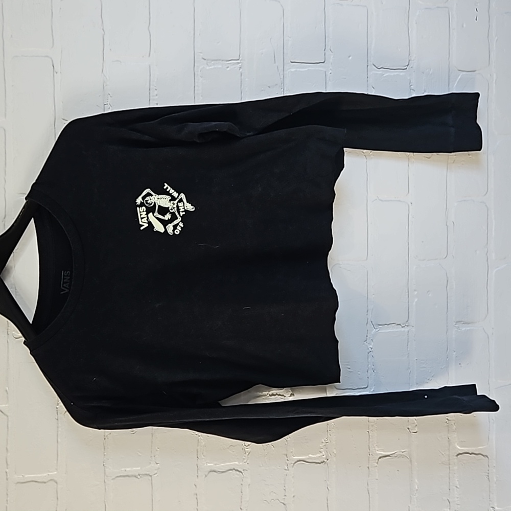 2/$10 Vans, raw-edge, long sleeve